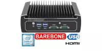 IBOX N1572 v.1 - miniPC w wersji BAREBONE z dwurdzeniowym procesorem firmy Intel, wejściami SIM, USB 3.0 i 2.0, Audio, DP, HDMI
