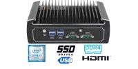 IBOX N1574 v.3 - MiniPC w obudowie wykonanej z aluminium z dyskiem twardym 512GB SSD, 8GB RAM, , USB 3.0 i LAN, złączami 2x RS485