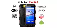 MobiPad XX-B62 v.6 - odporny, pancerny kolektor-inwentaryzator danych z czytnikiem 2D kodów kreskowych i QR - Zebra SE4710 - (norma odporności IP65)