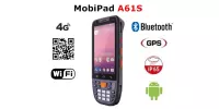 MobiPad A61S - Rugged, 1.5m Drop-Proof Data Terminal for Warehouse - with 2D Code Scanner and Android 10.0 - 2 years warranty