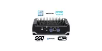 IBOX N187 v.7 - Quick miniPC for industrial use with 4x USB 3.0 and 6x RJ-45 LAN ports, a WiFi module, Bluetooth 4.0, 512GB SSD drive and support for Windows, Linux
