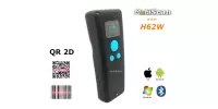 MobiScan H62W - pocket-sized mobile mini barcode reader 1D / 2D with OLED display and communication via Bluetooth, Wireless 2.4GHz and USB