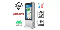 NoMobi Trex 65 v.8 - A standing panel adapted to external conditions with a 65-inch screen, heating system, delivery by sea (approx. 2.5 months)
