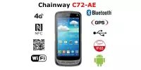 Chainway C72-AE v.2 - Drop-proof inventory with resistance standards IP65, Bluetooth 5.0, GPS, with 2D barcode scanner