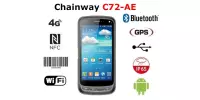 Chainway C72-AE v.3 - Przystosowany dla przemysłu kolektor danych dla sklepu z Androidem 11.0, skanerem 1D Zebra SE965, 3GB RAM i 32GB ROM