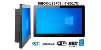 BiBOX-185PC2 (i7-3517U) v.5 - Mocny panelowy komputer z dotykowym ekranem, odpornością IP65, WiFi i rozszerzonym dyskiem SSD (512 GB)