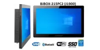 BiBOX-215PC2 (J1900) v.5 - Strong panel computer with touch screen, IP65 resistance, WiFi and extended SSD (512 GB)