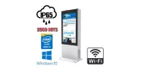 NoMobi Trex 55W v.0.2 - Wytrzymały ekiosk informacyjny 55 cali - totem stojący zewnętrzny, odporny na deszcz i wysokie/niskie temperatury, z ekranem czytelnym w słońcu (obsługa Windows 10)