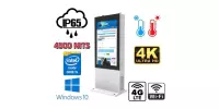 NoMobi Trex 55W v.3.1 - Windows 10 multimedialny ekiosk z 55-calowym wyświetlaczem o rozdzielczości 4K (jasność 4500 nitów), systemem zdalnego sterowania i chłodzeniem (dostawa ok. 25 dni pociągiem)