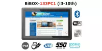 BiBOX-133PC1 (i3-10th) v.6 - Panel computer with touch screen, WiFi and Bluetooth module, 16 GB RAM and 512 GB SSD disk