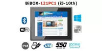 BiBOX-121PC1 (i5-10th) v.8 - Armored industrial panel with a touch screen, Bluetooth module, modern SSD, 8 GB RAM and Windows 10 PRO license