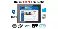 BiBOX-121PC1 (i7-10th) v.6 - 12-calowy panel komputerowy dla chłodni z szybkim procesorem i7, Bluetooth, 8 GB RAM oraz dyskiem 256 GB SSD (Licencja Windows 10 PRO)
