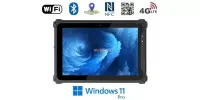 Funkcjonalny wodoodporny tablet 10-calowy ze skanerem kodów 1D 2D QR Windows 11 PRO Emdoor I17J z dokładnymi mapami GPS i łącznością bluetooth