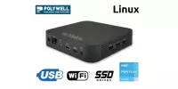 Wydajny miniPC z nowoczesnym dyskiem SSD Polywell J5040 miniPC do kopalni