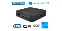 Przemysłowy miniPC do fabryk bezwentylatorowy sprawdzony Polywell-J4125-NGC3 Celeron nowoczesny