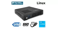 Specjalistyczny wzmocniony miniPC zaprojektowany dla przemysłu z nowoczesnym procesorem Intel Core i3 Polywell-H310AEL2 i3 w atrakcyjnej cenie