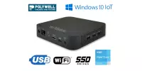 Energooszczędny MiniPC dla magazynu  z systemem operacyjnym Windows 10 IoT Polywell-J5040-NGC3 Pentium dla biznesu praktyczny rugged solidny