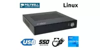 Profesjonalny przemysłowy mini PC dla firmy Polywell-J1900AE Celeron z zainstalowanym systemem Linux i z wydajnym procesorem Intel Celeron