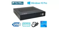 MiniPC dla hurtowni z zainstalowanym systemem Windows 10 Pro i z nowoczesnymi podzespołami Polywell-J4125AEL2 Celeron lekki i przenośny