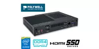 Polywell-Nano-H510A-Wielofunkcyjny małych rozmiarów komputer przemysłowy z  wydajnym procesorem  Celeron Przystosowany do przemysłu i biura