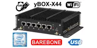MiniPC yBOX-X44 6LAN tył komputera