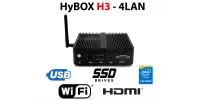HyBOX H3-4L -  Niesamowicie wydajny komputer przemysłowy typu miniPC w odpornej metalowej obudowie