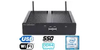 HyBOX TH55H - i5 v.2 - (3 YEARS WARRANTY) small size rugged industrial fanless desktop computer for heavy duty use, Intel i5, WiFi, 16GB RAM, 256GB SSD, 4G SIM slot