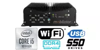 HyBOX 1012B-D4 Odporny komputer przemysłowy Wielofunkcyjny małych rozmiarów Wydajny bezwentylatorowy z  procesorem Intel Core i5