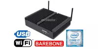 HyBOX TH5 dobrej jakości mały wzmocniony przemysłowy komputer odpornego na niskie temperatury z szybkim procesorem Intel Core i7