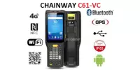 Chainway C61-VC v.3 Data terminal operating at low temperatures with NFC, GPS, 2D scanner (Newland)