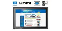 MoTouch 185 v.1 - Industrial monitor with capacitive touch screen and IP65 front panel standard
