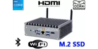yBOX-X56-(6LAN)-I5 1135G7 Wydajny miniPC dla transportu, 6 LAN, Wifi, USB, HDMI, Bluetooth, 16GB RAM, 512GB M.2 SSD