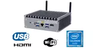 MiniPC yBOX-X56 - Kompaktowy budżetowy komputer przemysłowy bezwentylatorowy energooszczędny specjalistyczny odporny