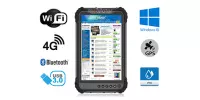 MobiPAD 9TS-J - pancerny, pyłoodporny tablet przemysłowy z normą IP65, procesorem Intel Celeron N4500 2x2.8GHz, 8 calowy ekran dotykowy, 4GB RAM, 64GB ROM, Windows 10, odporny na upadki z 1,2 metra, 450 nits, idealny do pracy w terenie