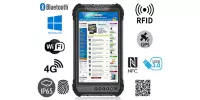 MobiPAD 9TS-J - Idealny na magazyn, przemysłowy tablet z ekranem 8 cali, 5MPx/13MPx, 4G, 8GB RAM, 256GB ROM, normą IP65, procesorem Intel, Windows 10, ekranem 450 nits, NFC, UHF RFID (3-4m), Skanerem 2D Newland N1, Czytnikiem linii papilarnych