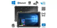 MobiPAD JST11 - Tablet przemysłowy z ekranem 10.1 cala 1920x1200, solidny, spełniający normę IP65, Intel N5100 4x2.8GHz, 4G, Windows 10, skaner 2D Honeywell N4680, UHF RFID (0.8-1m), NFC, RJ45, USB 3.0, WiFi, Bluetooth, aparaty 5MPx/13MPx, nowoczesny