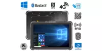 MobiPAD JST11 - Wzmocniony tablet przemysłowy IP65, ekran 10.1 cala 1920x1200, Intel N5100, 4G, Windows 10, skaner 2D Honeywell N4680, UHF RFID (3-4m), NFC, RJ45, USB 3.0, WiFi, Bluetooth, aparaty 5MPx/13MPx, czytnik linii papilarnych, solidny i wiel