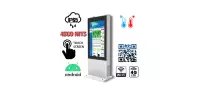 NoMobi Trex Hi55 v.5.2 - wodoodporny, wzmocniony info kiosk z 55-calowym dotykowym wyświetlaczem FHD o jasności 4500 nitów, zintegrowany skaner kodów kreskowych 1D/2D, moduł 4G (ok. 2,5 miesiąca czas dostawy)