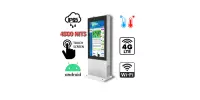infokiosk zewnętrzny Totem wolnostojący przemysłowy monitor dotykowy 55-calowym dotykowym wyświetlaczem HD NoMobi Trex Hi55