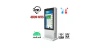 infokiosk zewnętrzny monitor reklamowy infokiosk multimedialny Odporny wyświetlacz reklamowy NoMobi Trex Hi65