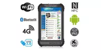 MobiPAD 9TS-5A v.3 - wytrzymały tablet przemysłowy z normą IP65, wyposażony w moduł NFC, 8 calowy ekran, Wifi i Bluetooth, 4GB RAM i 64GB ROM