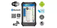 MobiPAD 9TS-5A v.15 - tablet przemysłowy odporny na zachlapania i upadki, ze skanerem kodów 2D Newland N1, NFC, Android 11, 8GB RAM, 256GB ROM