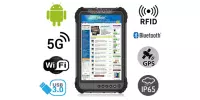 MobiPAD TS9T - profesjonalny tablet roboczy z UHF RFID (3-4m), wodoodporny i pyłoodporny IP65, 8GB RAM, 256GB ROM, Android 10, 8-calowy wyświetlacz dotykowy, 1920x1200, 5G, 4G LTE