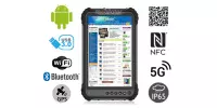 MobiPAD TS9T - nowoczesny tablet przemysłowy z NFC, skanerem 2D Newland N1 i czytnikiem linii papilarnych, odporny na wodę i pył IP65, 8GB RAM, 256GB ROM, 8-rdzeniowy procesor, Android 10, ekran 8 cali 1920x1200, 5G, 4G LTE, Bluetooth 5.0