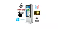 NoMobi Trex Hi65W v.4.1 - Wielozadaniowy totem multimedialny z dotykowym 65-calowym wyświetlaczem 4K, oparty na systemie Windows 10 oraz procesorem Intel Core i5 (dostawa morska - 2,5 miesiąca)