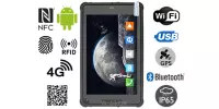 MobiPAD 8TS-5A v.7 - nowoczesny tablet przemysłowy wyposażony w moduł NFC, UHF RFID, skaner kodów 2D Newland, czytnik linii papilarnych, GPS o wysokiej dokładności, 4GB RAM i 64GB ROM