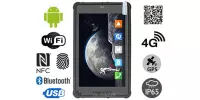 MobiPAD 8TS-5A - Przemysłowy pancerny tablet z Android 11, ekranem 8 cali 1920x1200, NFC, wysokiej precyzji GPS, skanerem 2D Newland N1, procesorem 8x2.0GHz, 6GB RAM, 128GB ROM, norma IP65, odporny na upadki