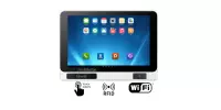 Mobitouch 101AH-LF+2D v.3 - Multi-purpose panel computer (IP65 on the front panel) with capacitive screen, 125 kHz RFID, 1D/2D scanner and WiFi
