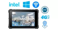 Mobipad 08DS-RTYF (i5) v.5 - Professional rugged tablet with Intel i5 processor, 8GB RAM, LTE, NFC, and 2D scanner - for field work, logistics, and high-risk environments