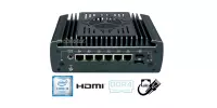 IBOX 3611N (i5) v.7 - Rugged MiniPC for industrial use with Intel Core i5 processor, WiFi6, 512GB SSD M.2, 8GB RAM and 4G
